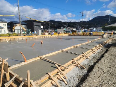 コンクリート完了。