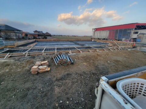 森林建て込み。