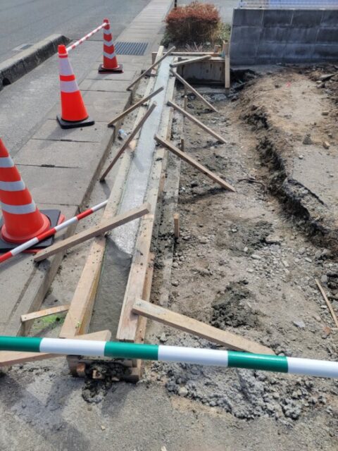 コンクリ打ち。😄