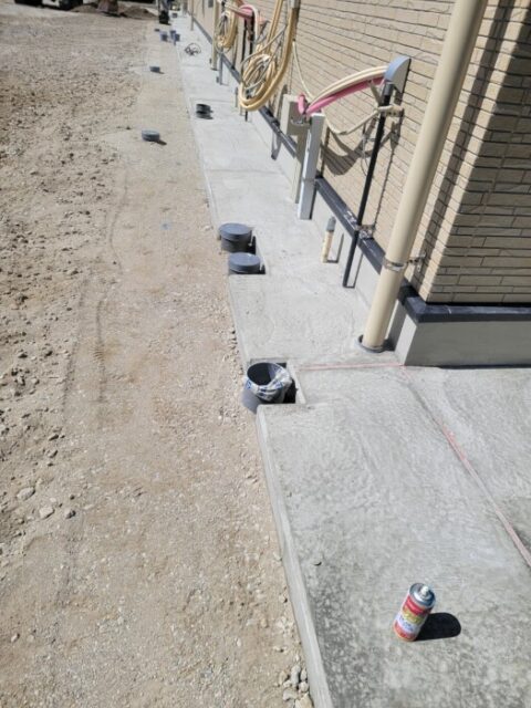 犬走り解体完了～。😄