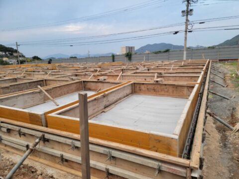 立ち上がり部分ほぼ終わりです。